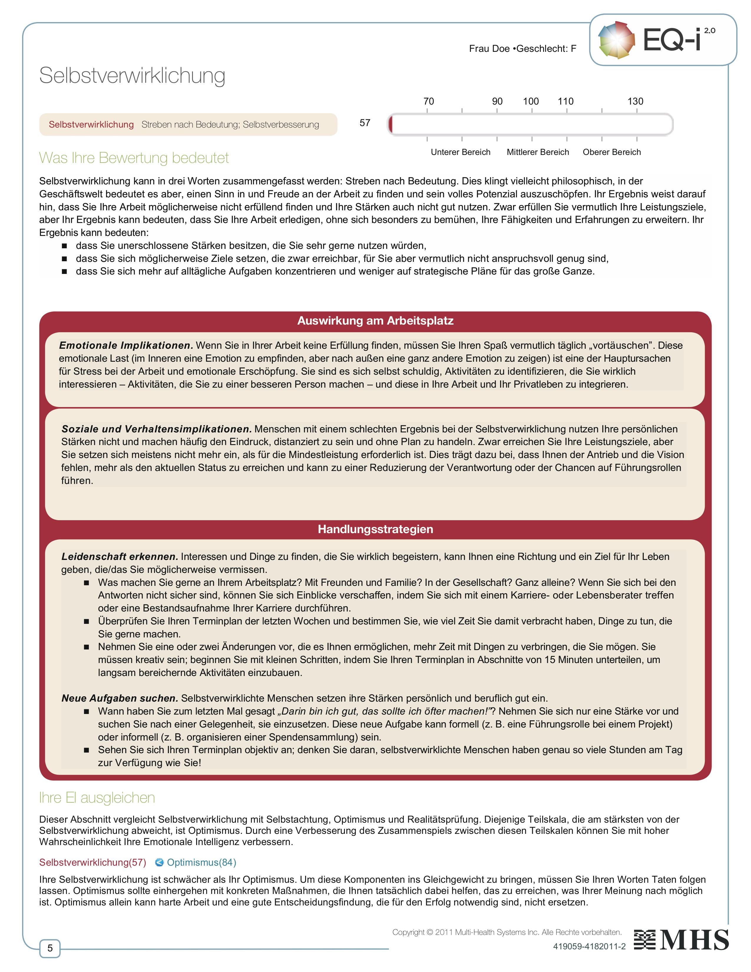 Emotionale Intelligenz Assessment Starter