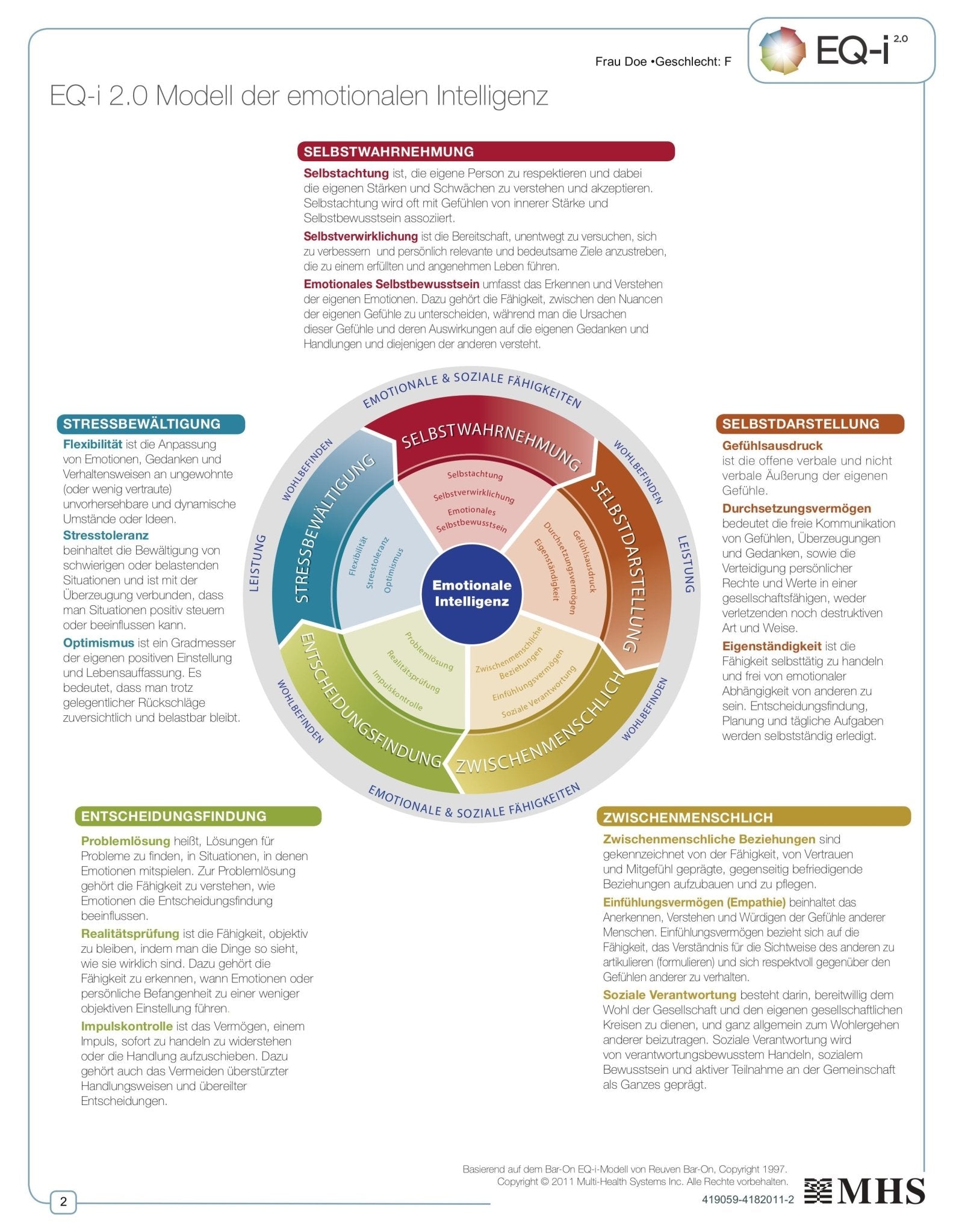 Emotionale Intelligenz Assessment Starter - Zukunftsgefühl Assessments & Coaching | EQ Test | EQ-i 2.0