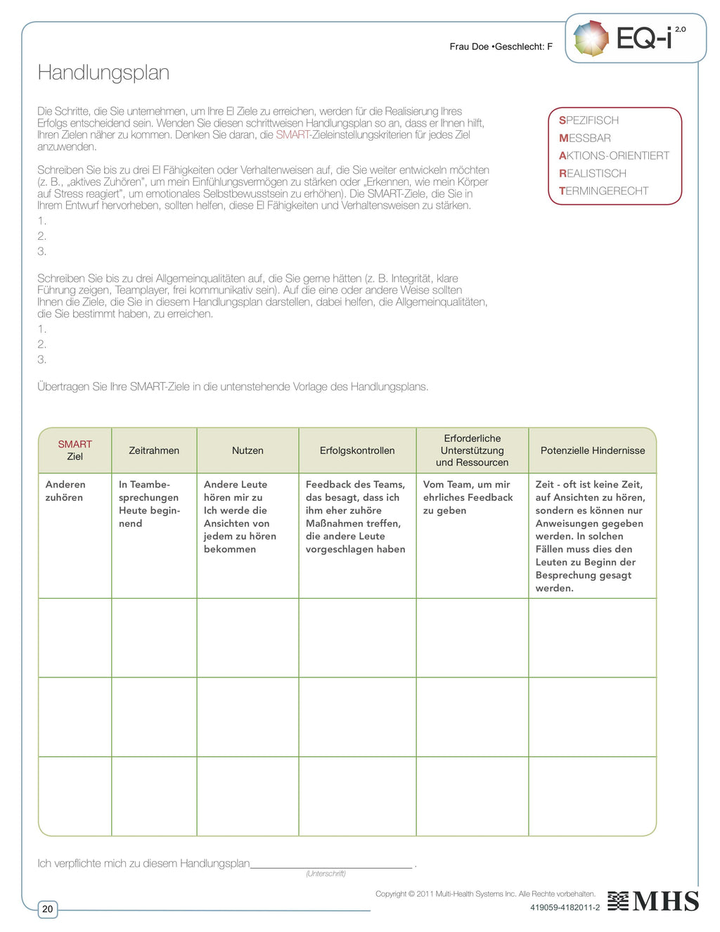 Emotionale Intelligenz Assessment Starter